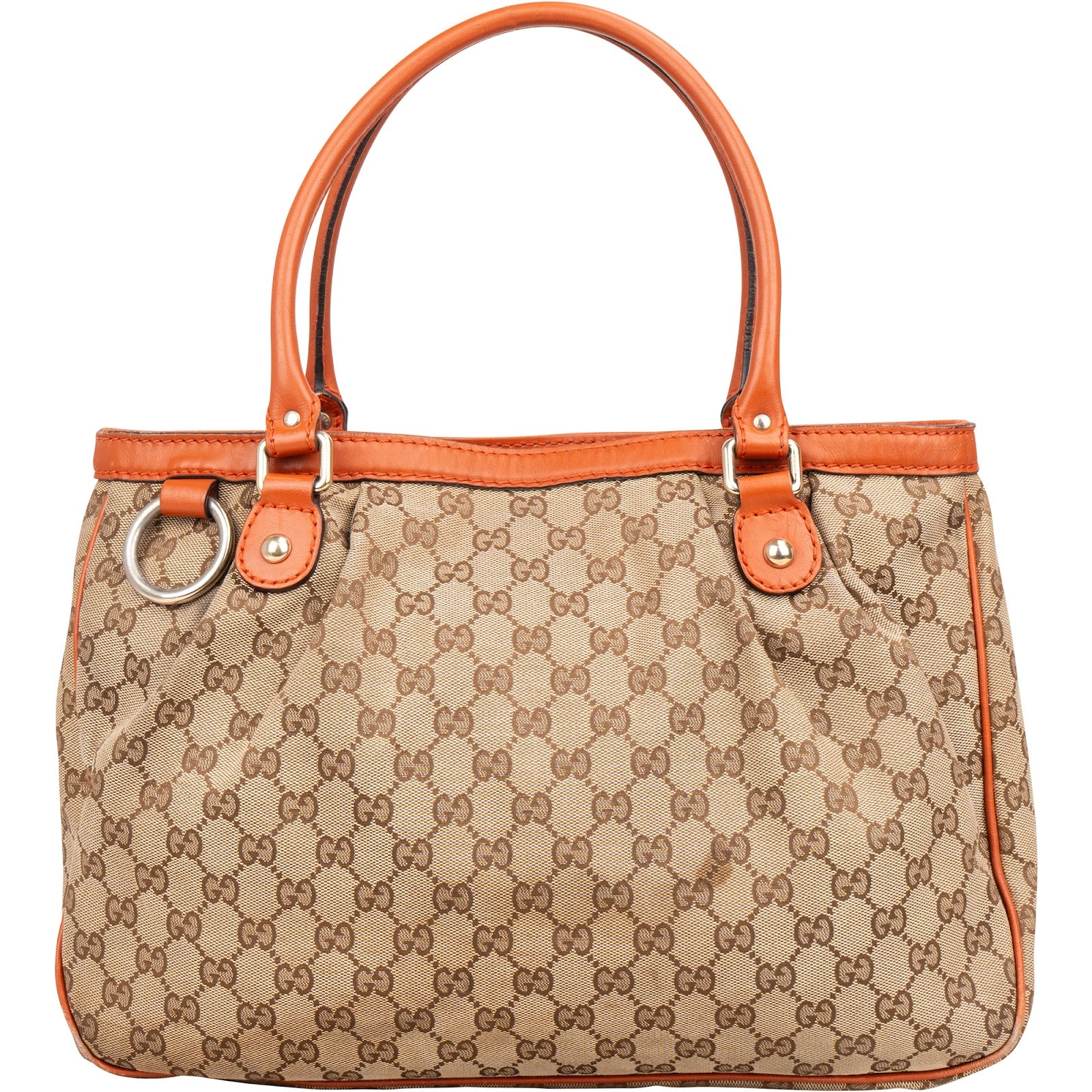 Gucci Monogram GG Sukey Handbag - vintageandkickz