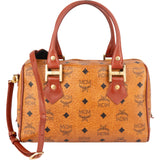 MCM Monogram Visetos Boston Handbag