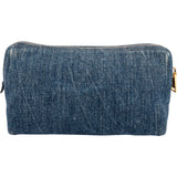 Prada Denim Triangle Pouch