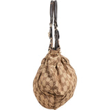 Gucci Monogram GG Canvas Hysteria Studded Hobo Shoulder Bag