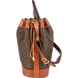 Celine Macadam Monogram Bucket Shoulder Bag