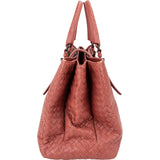 Bottega Veneta Intrecciato Leather Roma Tote Handbag