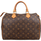 Louis Vuitton Monogram Canvas Speedy 30 Handbag