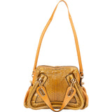 Chloé Python Leather Paraty Shoulder Bag