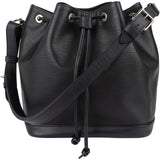 Louis Vuitton Noir Epi Leather NM Sac Noé Petit Shoulder Bag