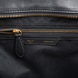 Céline Drummed Calfskin Luggage Handbag
