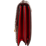 Gucci Red Leathe Crystal Dionysus Shoulder Crossbody Bag