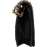 Chanel Quilted Lambskin CC Single Flap Shoulder Bag