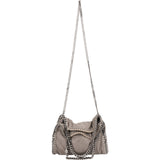 Stella McCartney Shaggy Falabella Fold Over Tote Crossbody Handbag