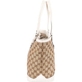 Gucci Monogram GG Canvas Vertical Stripe Tote Handbag