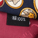 Christian Dior Autumn Swan Print Silk Tie Krawatte