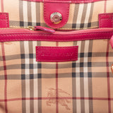 Burberry Haymarket Check Hobo Shoulder Bag
