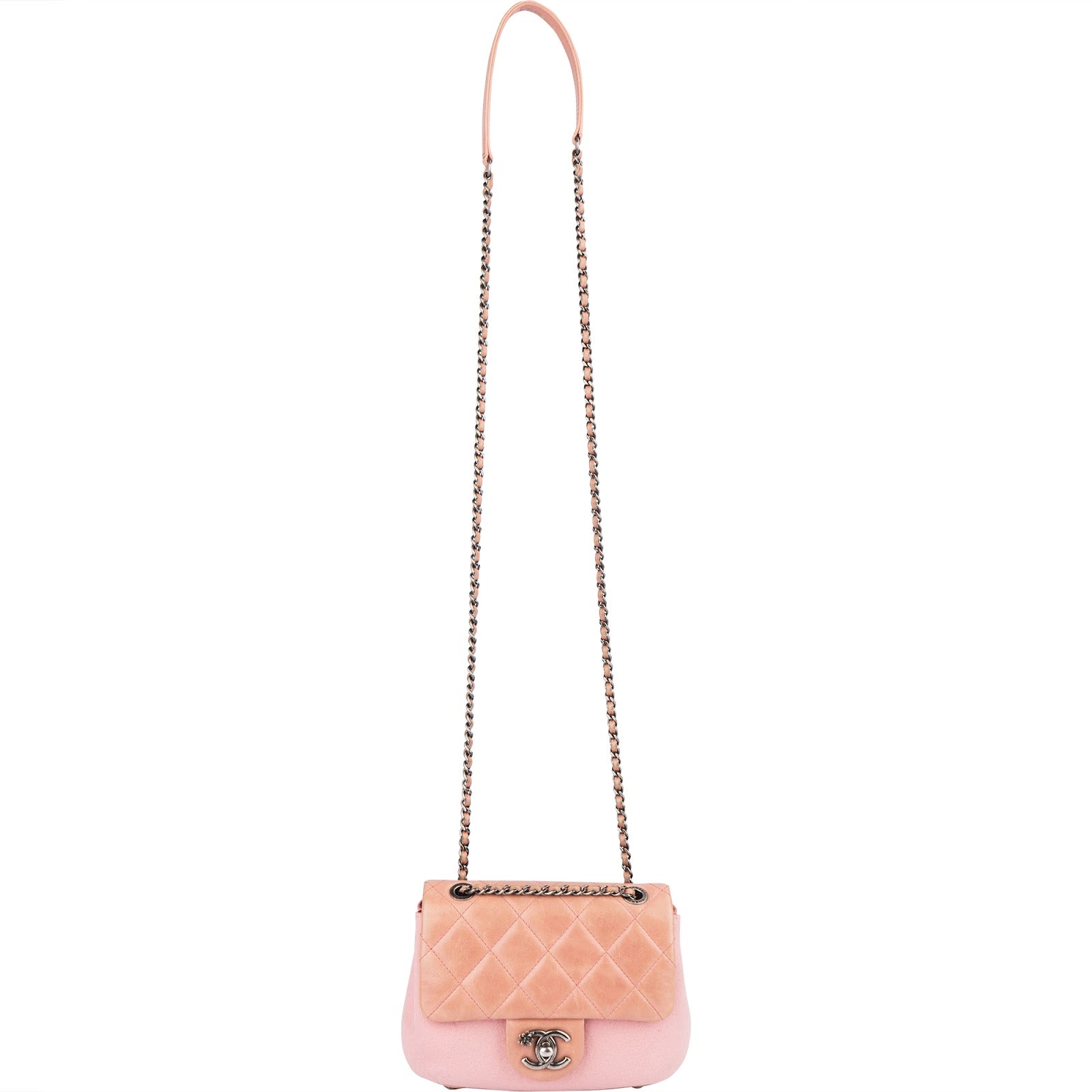 Chanel Quilted Lambskin Edelweiß Salzburg Single Flap Crossbody Bag - vintageandkickz