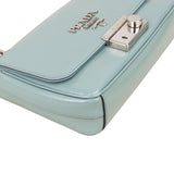 Prada Saffiano Vernice Chain Flap Crossbody Bag