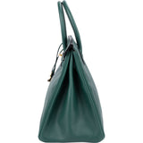 Hermès Vert Clair Ardennes Leather Birkin 35 Handbag
