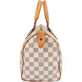 Louis Vuitton Monogram Damier Azur Canvas Speedy 25 Handbag