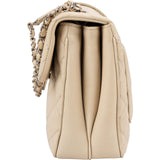 Chanel Quilted Caviar Leather Small Boxy Single Flap Crossbody Bag