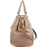 Prada Vitello Shine Leather Bauletto Handbag