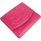 Chanel Caviar Leather CC Bifold Wallet