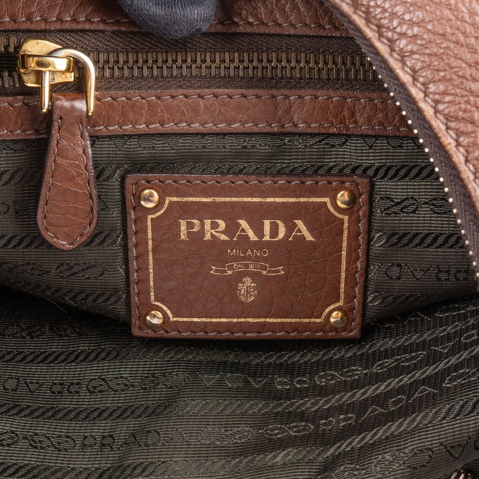 Prada Vitello Daino Hobo Shoulder Bag - vintageandkickz