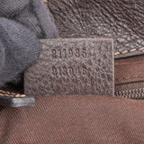 Gucci Monogram GG Canvas New Britt Web Hobo Shoulder Bag