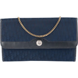 Christian Dior Oblique Monogram Canvas Jacquard Vintage Flap Shoulder Bag
