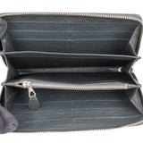 Balenciaga Antracite Arena Leather Classic City Zip Around Wallet