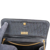 Christian Dior Monogram Oblique Canvas Vintage Chain Crossbody Bag