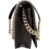 Chanel Quilted Caviar Leather Boy Wallet On Chain Crossbody Bag