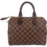 Louis Vuitton Monogram Damier Ebene Speedy 25 Handbag