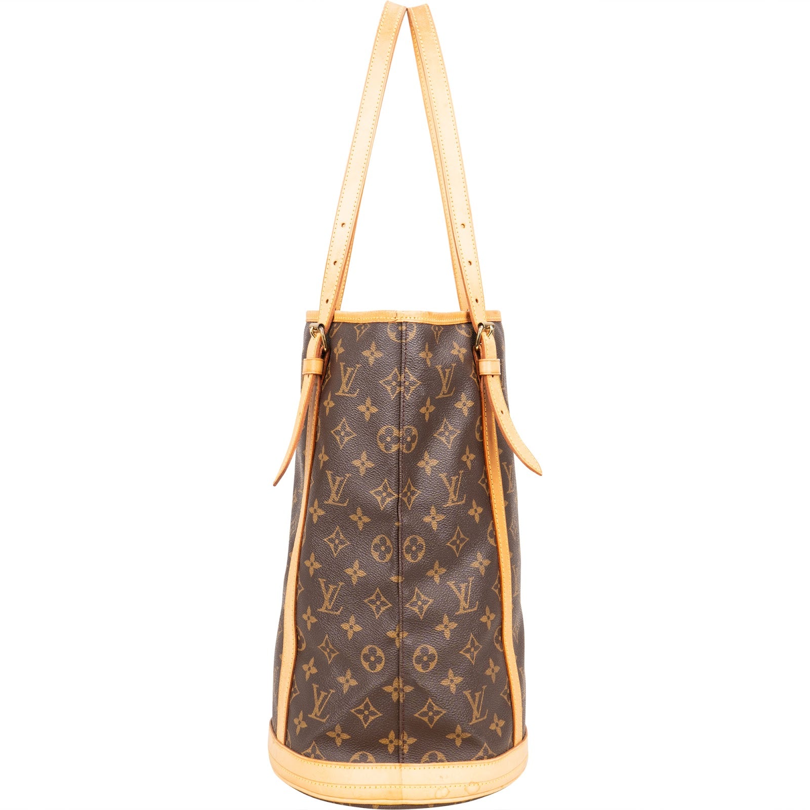 Louis Vuitton Monogram Canvas Bucket GM Shoulder Bag - vintageandkickz