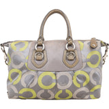 Coach Madison Op Art Sabrina Sateen Satchel Handbag