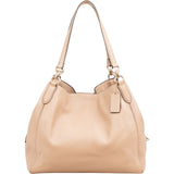 Coach Pebbled Leather Edie Shoulder Bag