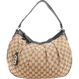 Gucci Monogram GG Canvas Sukey Hobo Shoulder Bag