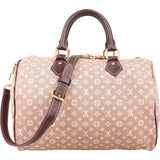 Louis Vuitton Monogram Mini Lin Speedy 30 Bandoulière Handbag