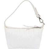 Miu Miu Quilted Patent Leather Mini Pouch Handbag