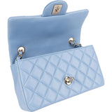 Chanel Quilted Lambskin Mini Rectangular Single Flap Crossbody Bag
