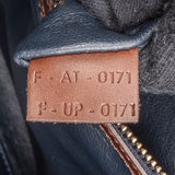 Céline Tricolor Leather Luggage Handbag