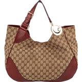 Gucci Monogram GG Canvas Britt Handbag