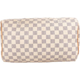 Louis Vuitton Monogram Damier Azur Speedy 30 Handbag
