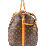 Louis Vuitton Monogram Canvas Keepall 60 Bandoulière Travel Bag