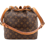 Louis Vuitton Monogram Canvas Sac Noé Petit Shoulder Bag
