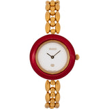 Gucci Gold Tone Change Bezel 1100L Bangle Woman Watch