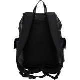 Gucci Crocodile-Embossed Leather Web Stripe Backpack