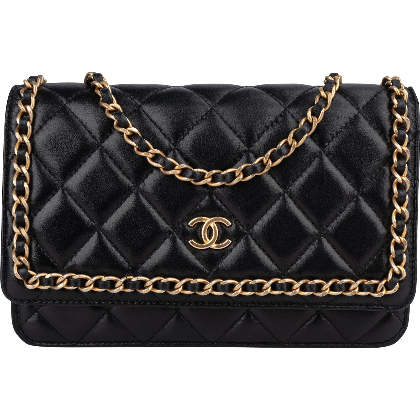 Chanel Limited Quilted Lambskin Wallet On Chain Crossbody Bag - vintageandkickz