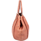 Prada Vitello Daino Deerskin Gathered Tote Handbag