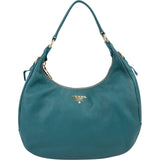 Prada Vitello Daino Leather Hobo Shoulder Bag