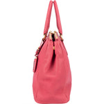 Prada Pink Leather Galleria Double Zip Tote Handbag - vintageandkickz