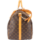 Louis Vuitton Monogram Canvas Keepall 55 Bandoulière Travel Bag