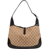 Gucci Monogram GG Canvas Jackie Hobo Shoulder Bag